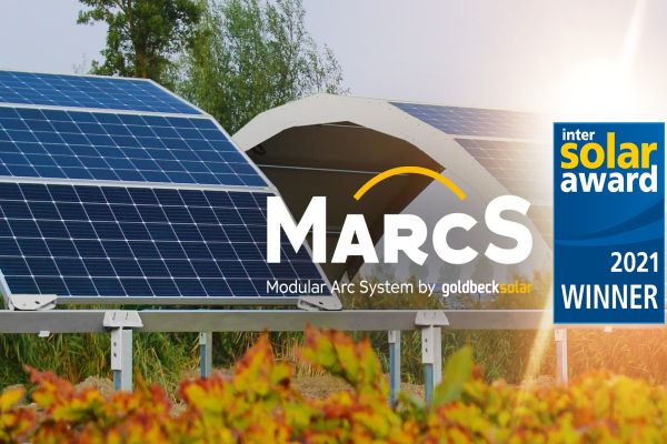 Intersolar (3.): GOLDBECK SOLAR získal prestižní ocenění za unikátní řešení pro Agrovoltaiku