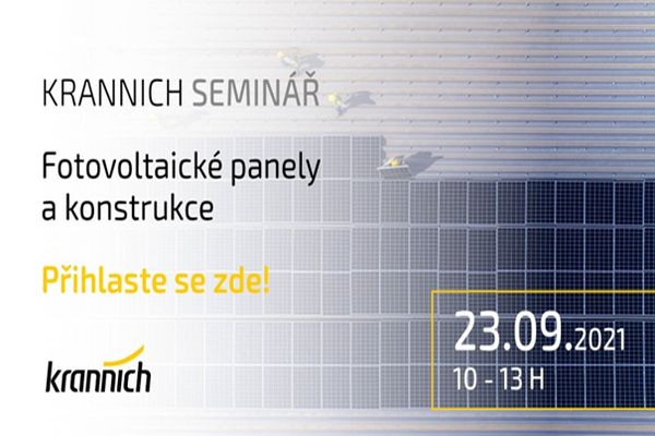 Pozvánka na seminář: Fotovoltaické panely a konstrukce
