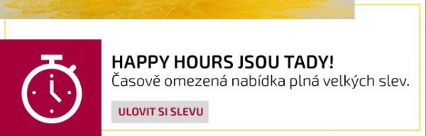 Happy Hours: Ulovte si pouze dnes slevu!