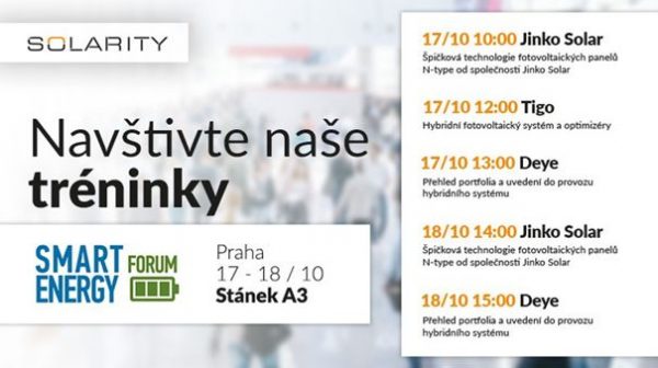 Přijďte se inspirovat a navštivte ZDARMA špičkové přednášky o fotovoltaice již příští týden v Praze