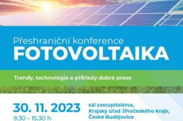 Pozvánka: Přeshraniční konference o fotovoltaice