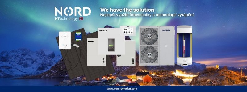 NORD: Unikátní a zcela inovativní spojení fotovoltaiky, vytápění a ohřevu T